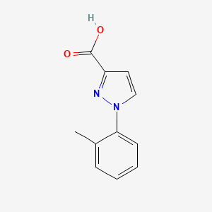 molecular formula C11H10N2O2 B2835575 1-o-tolyl-1H-pyrazole-3-carboxylic acid CAS No. 1152962-55-4