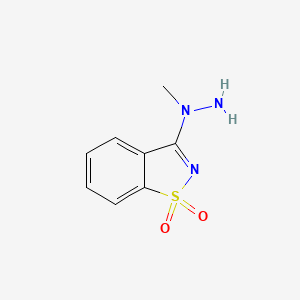 3-(1-Methylhydrazino)-1,2-benzisothiazole 1,1-dioxide