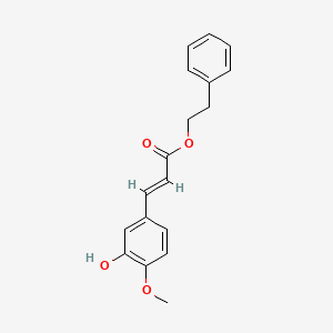 (E)-Phenethyl 3-(3-hydroxy-4-methoxyphenyl)acrylate