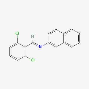 N-(2,6-Dichlorobenzylidene)-2-naphthalenamine