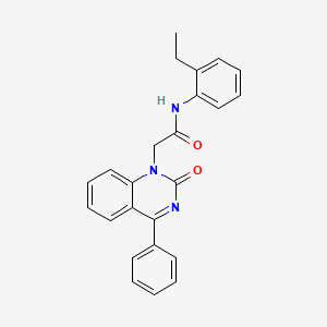 N-(2-ethylphenyl)-2-(2-oxo-4-phenylquinazolin-1(2H)-yl)acetamide