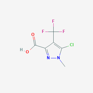 5-chloro-1-methyl-4-(trifluoromethyl)-1H-pyrazole-3-carboxylic acid