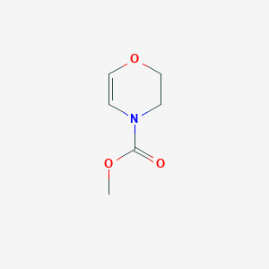 molecular formula C6H9NO3 B2835646 methyl 3,4-dihydro-2H-oxazine-4-carboxylate CAS No. 2137715-29-6