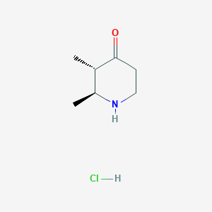 (2S,3S)-2,3-Dimethylpiperidin-4-one;hydrochloride