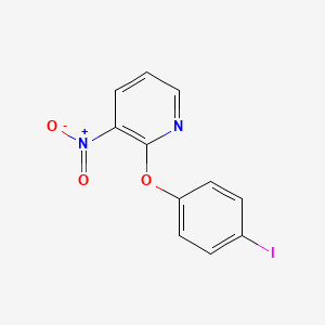 molecular formula C11H7IN2O3 B2835661 2-(4-Iodophenoxy)-3-nitropyridine CAS No. 339018-56-3