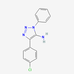 4-(4-chlorophenyl)-1-phenyl-1H-1,2,3-triazol-5-amine