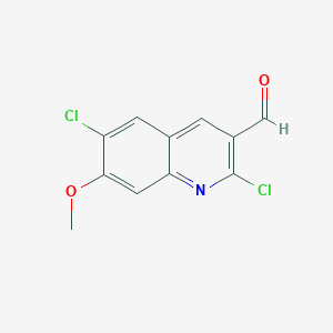 2,6-Dichloro-7-methoxyquinoline-3-carbaldehyde