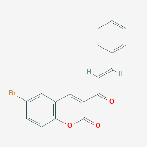 6-bromo-3-[(2E)-3-phenylprop-2-enoyl]-2H-chromen-2-one