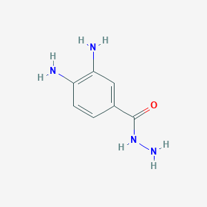 molecular formula C7H10N4O B028358 3,4-Diaminobenzhydrazide CAS No. 103956-09-8