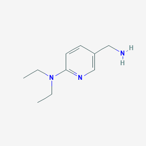 5-(aminomethyl)-N,N-diethylpyridin-2-amine
