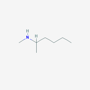 molecular formula C7H17N B2835823 (Hexan-2-yl)(methyl)amine CAS No. 81760-12-5