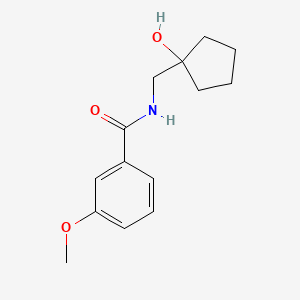 molecular formula C14H19NO3 B2835861 N-((1-羟基环戊基)甲基)-3-甲氧基苯甲酰胺 CAS No. 1215763-43-1