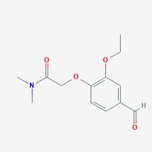 2-(2-ethoxy-4-formylphenoxy)-N,N-dimethylacetamide