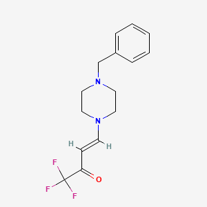 (E)-4-(4-benzylpiperazino)-1,1,1-trifluoro-3-buten-2-one