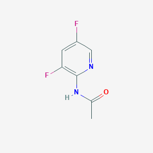 molecular formula C7H6F2N2O B2835887 N-(3,5-Difluoropyridin-2-YL)acetamide CAS No. 1260674-72-3