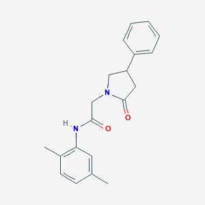 N-(2,5-dimethylphenyl)-2-(2-oxo-4-phenylpyrrolidin-1-yl)acetamide