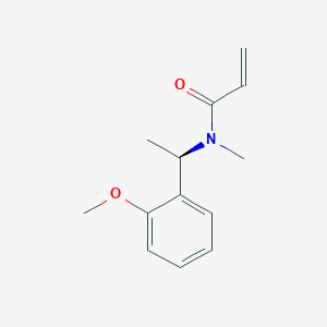 molecular formula C13H17NO2 B2835931 N-[(1R)-1-(2-Methoxyphenyl)ethyl]-N-methylprop-2-enamide CAS No. 2411178-22-6