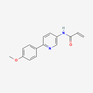 molecular formula C15H14N2O2 B2835970 N-[6-(4-甲氧基苯基)吡啶-3-基]丙-2-烯酰胺 CAS No. 2270918-53-9