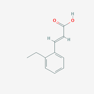 molecular formula C11H12O2 B2835982 3-(2-Ethylphenyl)-2-propenoic acid CAS No. 103988-23-4
