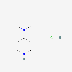 molecular formula C8H19ClN2 B2835991 N-Ethyl-N-methylpiperidin-4-amine hydrochloride CAS No. 1233955-04-8