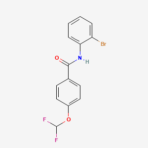 N-(2-bromophenyl)-4-(difluoromethoxy)benzamide