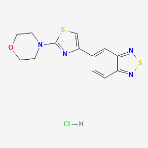 4-(4-(Benzo[c][1,2,5]thiadiazol-5-yl)thiazol-2-yl)morpholine hydrochloride