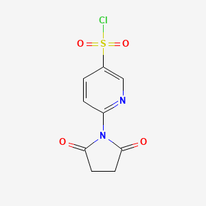 6-(2,5-Dioxopyrrolidin-1-yl)pyridine-3-sulfonyl chloride