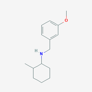molecular formula C15H23NO B2836047 N-[(3-methoxyphenyl)methyl]-2-methylcyclohexan-1-amine CAS No. 418777-72-7