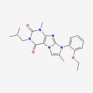 6-(2-Ethoxyphenyl)-4,7-dimethyl-2-(2-methylpropyl)purino[7,8-a]imidazole-1,3-dione