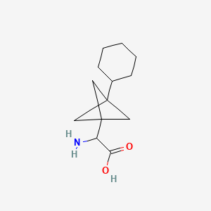 2-Amino-2-(3-cyclohexyl-1-bicyclo[1.1.1]pentanyl)acetic acid