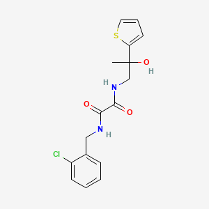 N1-(2-chlorobenzyl)-N2-(2-hydroxy-2-(thiophen-2-yl)propyl)oxalamide