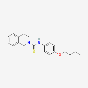 molecular formula C20H24N2OS B2836121 N-(4-butoxyphenyl)-3,4-dihydroisoquinoline-2(1H)-carbothioamide CAS No. 946259-54-7