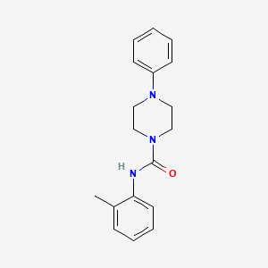N-(2-methylphenyl)-4-phenylpiperazine-1-carboxamide