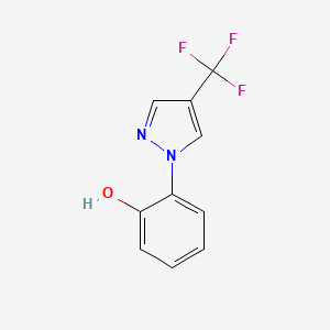 2-[4-(Trifluoromethyl)-1h-pyrazol-1-yl]phenol