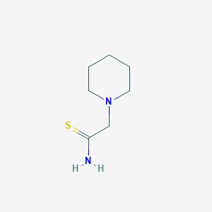 molecular formula C7H14N2S B2836189 2-(Piperidin-1-yl)ethanethioamide CAS No. 98428-85-4