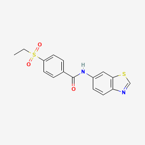 N-(benzo[d]thiazol-6-yl)-4-(ethylsulfonyl)benzamide