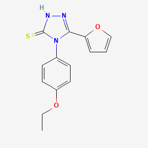 4-(4-ethoxyphenyl)-5-(furan-2-yl)-4H-1,2,4-triazole-3-thiol