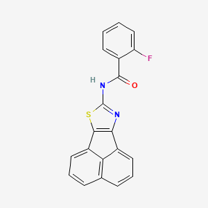 N-(acenaphtho[1,2-d]thiazol-8-yl)-2-fluorobenzamide