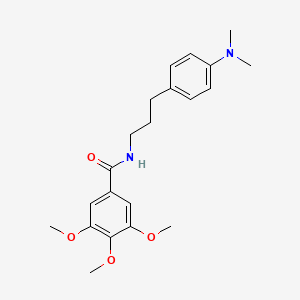 N-(3-(4-(dimethylamino)phenyl)propyl)-3,4,5-trimethoxybenzamide