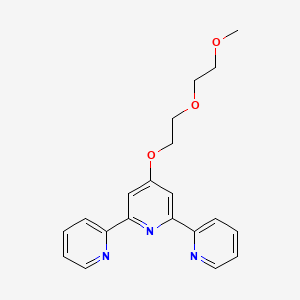 4-[2-(2-Methoxyethoxy)ethoxy]-2,6-bis(2-pyridyl)pyridine