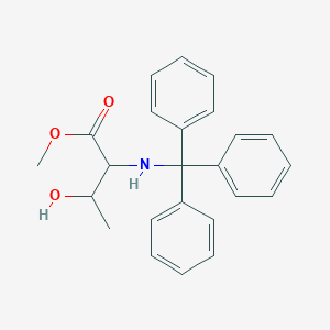 Methyl 3-hydroxy-2-[(triphenylmethyl)amino]butanoate