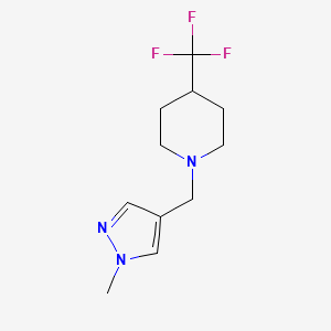 1-((1-methyl-1H-pyrazol-4-yl)methyl)-4-(trifluoromethyl)piperidine