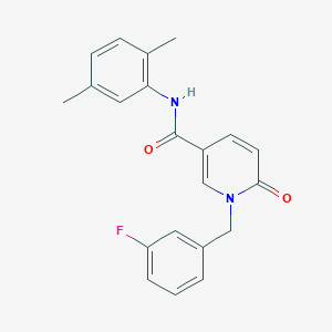 N-(2,5-dimethylphenyl)-1-[(3-fluorophenyl)methyl]-6-oxopyridine-3-carboxamide