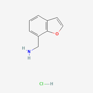 1-Benzofuran-7-ylmethanamine;hydrochloride