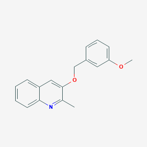 3-[(3-Methoxybenzyl)oxy]-2-methylquinoline