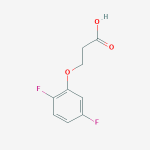 molecular formula C9H8F2O3 B2836385 3-(2,5-二氟苯氧基)丙酸 CAS No. 942485-40-7