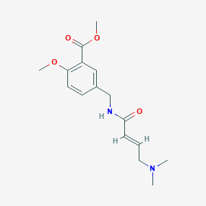 Methyl 5-[[[(E)-4-(dimethylamino)but-2-enoyl]amino]methyl]-2-methoxybenzoate