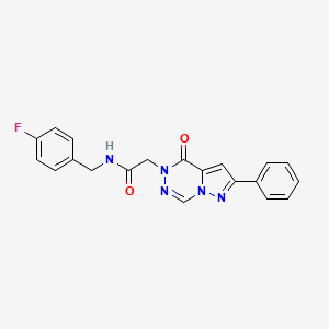 N-(4-fluorobenzyl)-2-(4-oxo-2-phenylpyrazolo[1,5-d][1,2,4]triazin-5(4H)-yl)acetamide