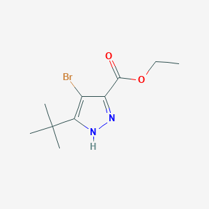 ethyl 4-bromo-5-tert-butyl-1H-pyrazole-3-carboxylate