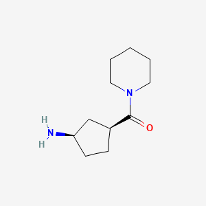 [(1S,3R)-3-Aminocyclopentyl]-piperidin-1-ylmethanone